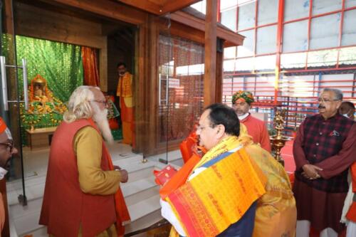 DSC 1416 bjp national president sh j.p. nadda offered prayers at shri ram mandir in ayodhya (U.P.)