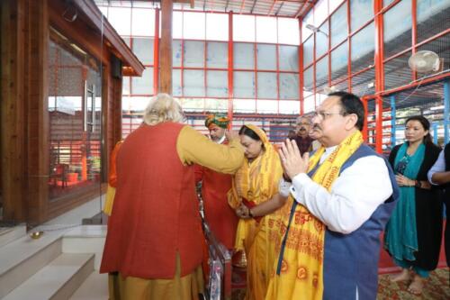 DSC 1417 bjp national president sh j.p. nadda offered prayers at shri ram mandir in ayodhya (U.P.)